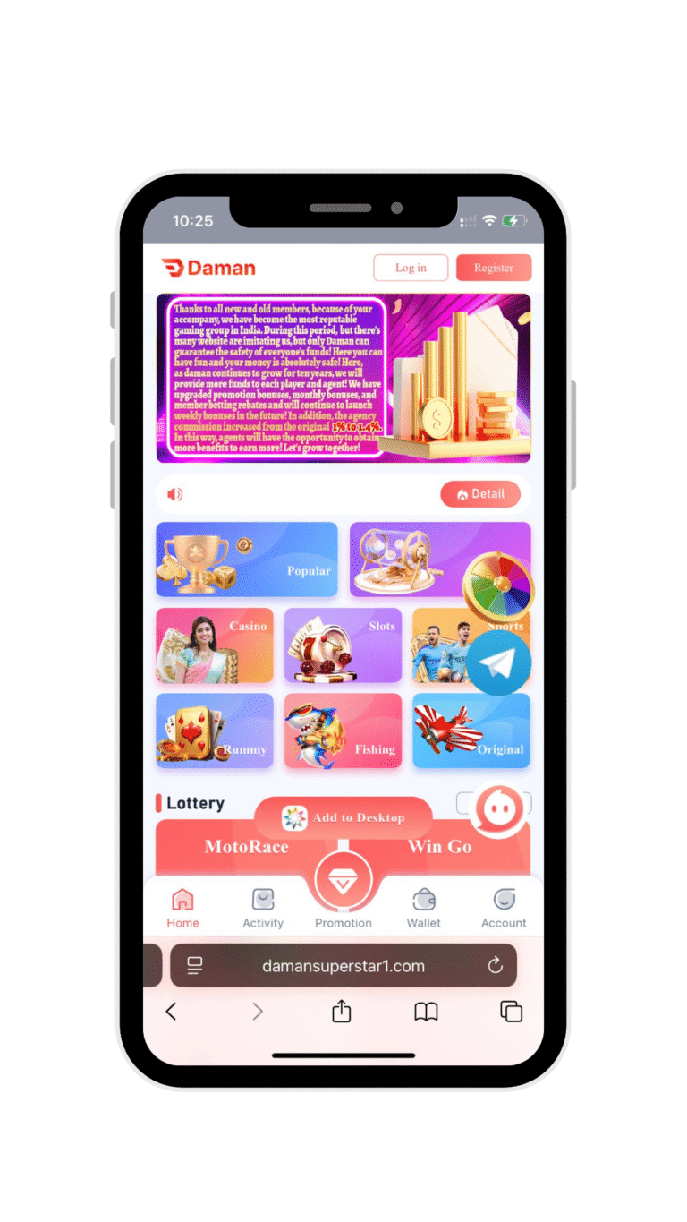 Daman Game Login
